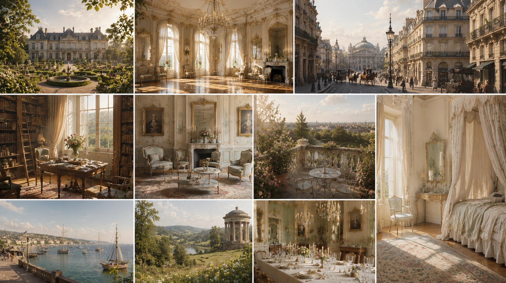 Mood regency / fantasy luminoso